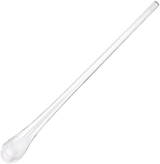 Elegant and Modern Mouth-Blown Crystal Cocktail or Martini Stirrer - 12 Inch