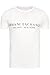 Produktbild Armani Exchange Men's Short Sleeve Milan New York Logo Crew Neck T-Shirt, White, X-Klein