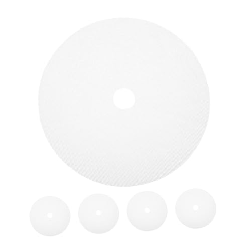 Happyyami Non-stick Round Silicone Dehydrator Sheets 5 Pack Food Dryer Mats Versatile for Fruits Veggies Meat