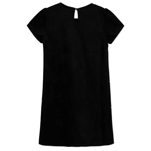 Speechless Girls' Short Sleeve Rhinestone Accent Faux Suede Party Dress for Tweens3