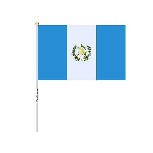 Drapeau Guatemala 14x21cm : lot de 100 mini drapeaux de table
