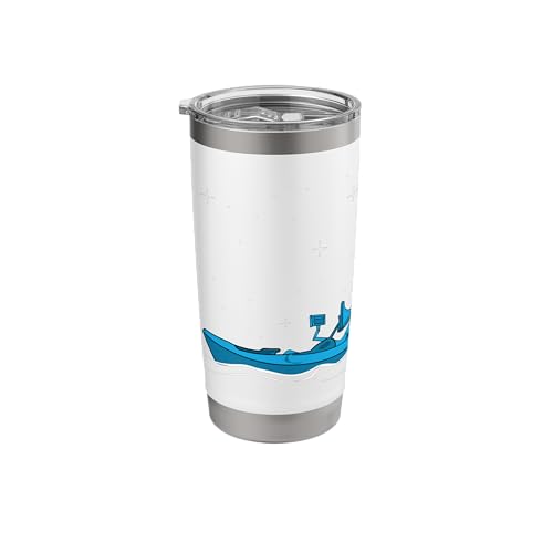 Pedal Drive Kayak Fishing Kayaking Stainless Steel Insulated Tumbler