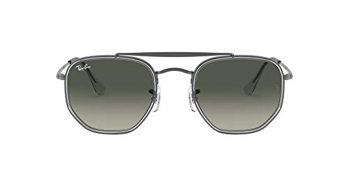 Ray-Ban 0RB3648M Montures de Lunettes, Bleu (Gunmetal), 52.0 Mixte Adulte