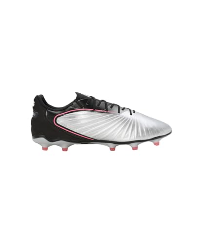 PUMA King Match FG/AG, Zapatillas de Fútbol Unisex Adulto, Puma Silver Puma Black Sun Struck Puma White, 40 EU - imagen 3