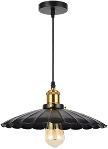 Suspension réglable en fer noir idéale au-dessus d'une table à manger