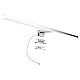 Aogled Led Spiegelleuchte Badezimmer 10W 820LM 60 cm 230V 4000K,3-in-1 Klasse II Bad Spiegellampe,Kein Flimmern Badlampe Wandbeleuchtung Neutralweiß 600mm Bad Spiegelleuchte