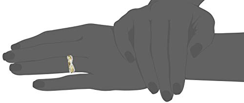 Brass American Diamond Infinity Ring for Women