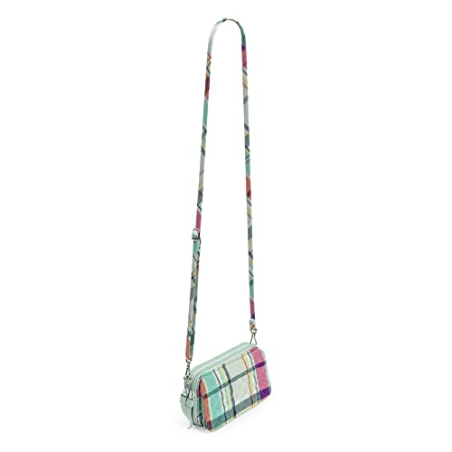 Image of Vera Bradley Women's Cotton All in One Crossbody Purse With RFID Protection