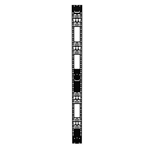 Image of NavePoint 6U Server Cabinet with Hinged Back - 23.6 inch Deep, Server Rack Enclosure with Locking Glass Door, Wall Mount Rack with Removable Side Panels, Network Cabinet with 2 Fans, Pre-Assembled