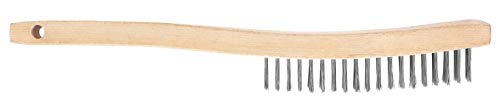 Image of DEWALT DW49702 4-Inch by 15-Inch Row Shoe Handle Stainless Wire Brush