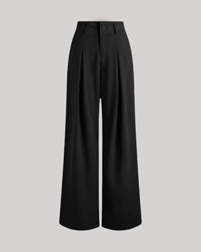 Image of Nermosa High-Waist Korean Trousers with Wide Baggy Fit | Trendy GenZ Streetwear Pants
