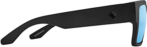 Spy Cyrus Sunglasses Matte Black with Happy Boost Bronze Ice Blue Spectra Polarized Lens4