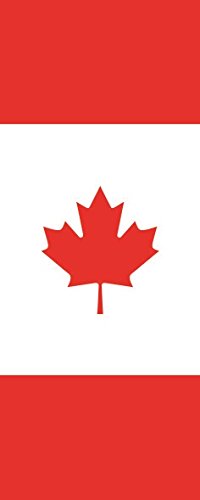 Drapeau du Canada extérieur format portrait 120 x 300 cm pour fêtes