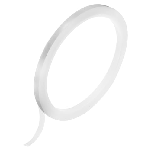 QUARKZMAN Cinta de Calor Transparente, 1 Rollo 5mmx33m 108 Pies Cinta de Alta Temperatura Resistente al Calor para Sublimación, Prensa de Vinilo Térmico, Transferencia de Calor