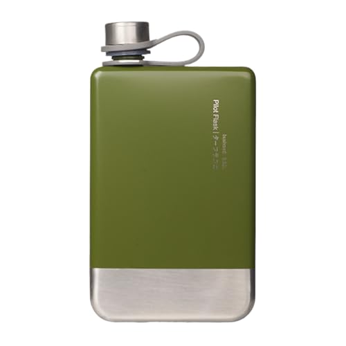 Termo de acero inoxidable, contenedor aislado para licor, botella de agua portátil reutilizable para cerveza, café, refrescos, licores, compañero de viaje al aire libre para camping, senderismo