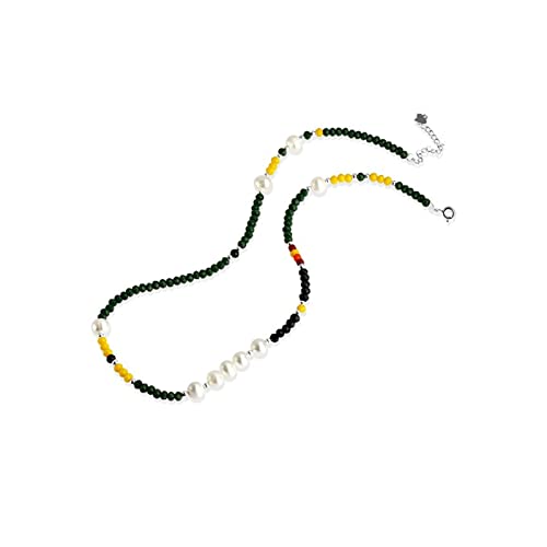Bijoux pour femmes d'exception avec ce collier perle et pierres rétro - 2