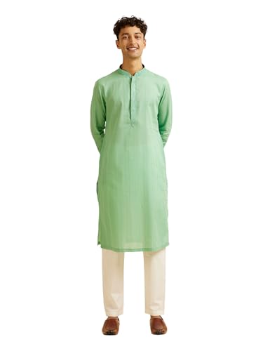 Kurta Pyjama Manyavar en coton anti-transpiration pour éviter l'inconfort des fêtes d'été