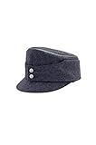 Feldmütze Luftwaffe Bergmütze Officer blau grau Wolle Feldmütze, blau / grau, 60/61