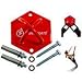INTENT SPORTS Pro Mount Wall Ceiling Anchor of Maximum Strength Steel for Trapeze Hooks, Resistance Training Bands, Olympic Gymnastic Rings, Yoga, Hammock. Complete Mounting Hardware, Easy Install