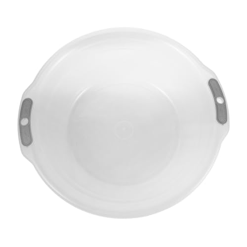 VALICLUD Bassine Transparente à Poignées Très Grand Modèle Multifonction Bain De Pieds Et Lavage Mains Usage Domestique En Plastique Robuste