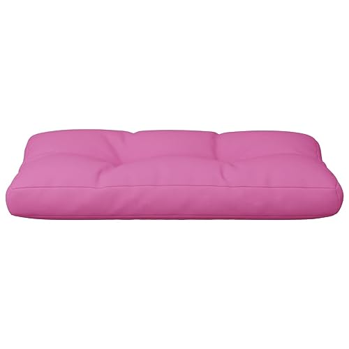 Coussin pour palette rose 70x40 cm en tissu polyester imperméable