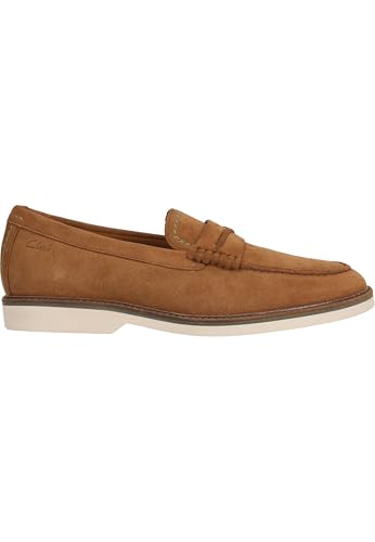Clarks Clarks Men's Atticus Lt Slip Flat Slipper, Cola Suede, 7 US