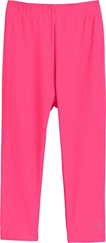 Coolibar UPF 50+ Baby Wave Swim Tights - Sun Protective (6-12 Months- Aloha Pink)