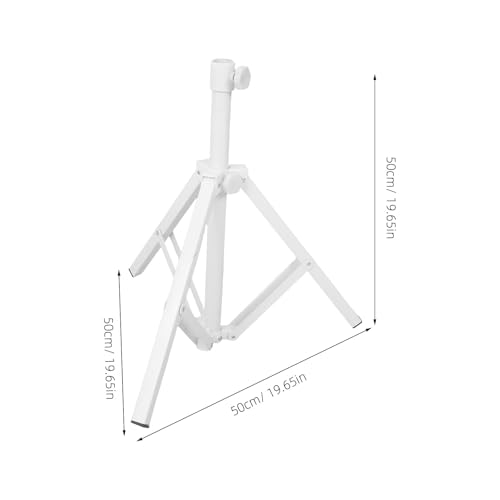 Moulin à Vent Support Extérieur Pied Trépied Fer Blanc Métal Stable Plage
