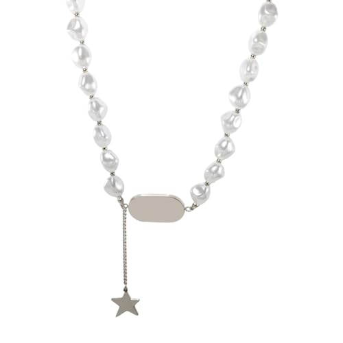 Chaîne ras du cou vintage étoile collier mariée rétro