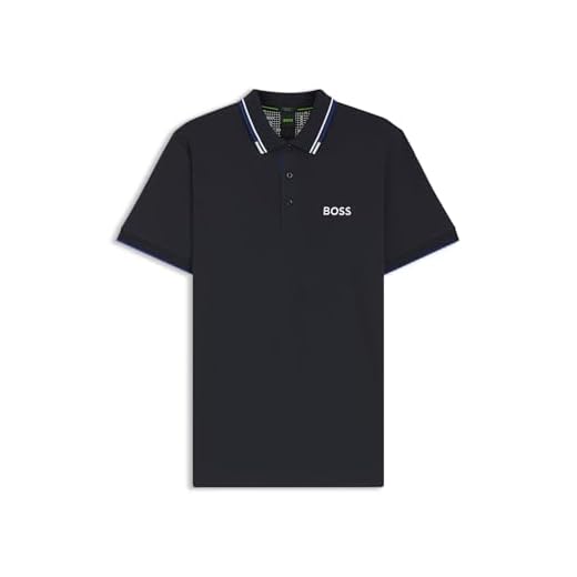 BOSS Herren Paddy Pro Poloshirt, Dunkelblau, XXL EU