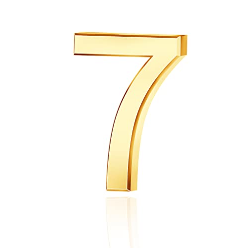 3D Mailbox Numbers 0-9 House Door Self-adhesive Stickers For Apartment Hotel Street Room Address (Gold) (7)
