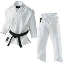 Playwell Karate White Silver Brand 10Oz Uniform