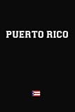 Puerto Rico: Distressed Personalised Notebook for Friends and Family from Puerto Rico, A4 6x9'' 120p Journal, Dairy Notebook for Notes, I love Puerto Rico - Funny Lovely Maps Publishing 