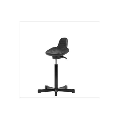 Thomas Scientific PSTSS-CR-NF, Polyurethane Sit-Stand Chair with Chrome Base, No Foot Ring