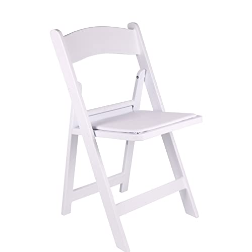 Image of BTEXPERT Resin Folding Chair Vinyl Padded Seat Indoor Outdoor Lightweight Set for Home Event Party Picnic Kitchen Dining Church School Weddings Set of 2
