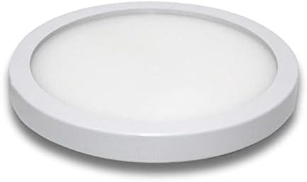 VIPMOON 9W Ultra Thin LED Ceiling Light, 6500K Cool White 13cm Indoor Recessed Ceiling Light, Round Ceiling Light for Bedroom Bathroom Kitchen Corridor Office Stairwell Dining Room