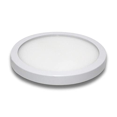 VIPMOON 9W Small LED Ceiling Light, 4.72in 2800-3200K Flush Mount Ceiling Light, Ultra-Thin Ceiling Lights, Small Round Warm White Fitting Ceiling Lamp for Hallway Stairwell Entrance Porch