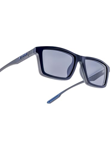 Image of opium Rectangular Sunglasses | 3 in 1 Magnetic Clip On Eyewear | Polarized & UV Protection|Optical Frame with Dual Clip Lens