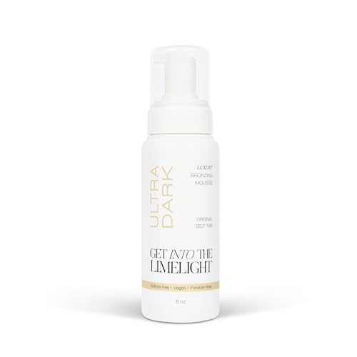 Get Into The Limelight Original, Ultra Dark Self Tanner, Sunless Tanning Mousse Develops in 8+ Hours, 8 oz.