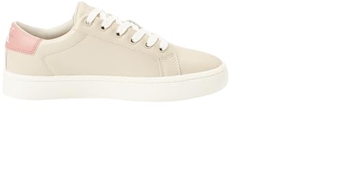 Calvin Klein Jeans Damen Cupsole Sneaker Schuhe, (Eggshell/Ash Rose), 37