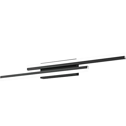 Image of PRESDE 40 inch LED Bathroom Vanity Light, Modern Black Wall Bar Fixture Over Mirror Dimmable