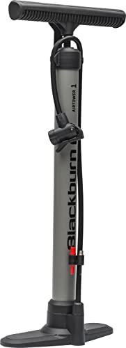 Bomba de suelo Blackburn Air Tower 1 con cabezal universal para válvulas de bici