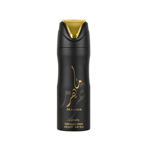 LATTAFA Fragranzas Maahir Deodorant Spray, per la cura quotidiana, 200ml