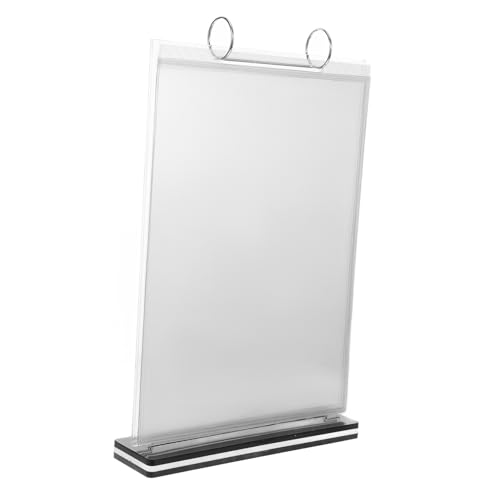 Ciieeo Flip Table Sign Menu Display Board Desk Flip Organizer A4 Size Retail Store