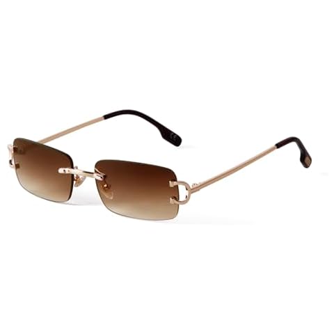 ADEWU Retro Rimless UV Protection Sunglasses Cover