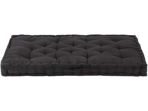 Image of ATOOTFUSION Cotton Box Mattress, 5-Inch Thick, Soft Foldable Floor Mattress Medium Firm, Single Bed Size 72x30X5 Inches (Black)