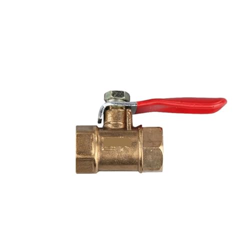 Válvula de bola de latón hembra de 1/4" para control de flujo seguro 7