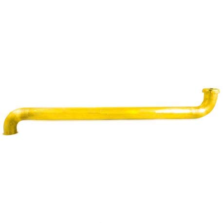 1-1/2Inch X 24Inch, 17Ga, Double Waste Bend, Rough Brass W/ Solid Brass Slip Nut