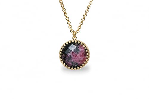 Pendentif Rhodonite naturel : un bijou unique pour harmoniser vos émotions - 5