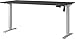 Produktbild Germania Schreibtisch 8024-640, in Graphit/Silber, elektr. höhenverstellbar, 160 x 119 x 80 cm (BxHxT)